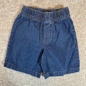 Toy Story Denim Shorts Kids 2T Blue Disney‎ Pixar Elastic Waist Casual